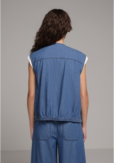 Colin's Colins Regular Fit Kadın Mid İndigo Denim Yelek Cl1081427 Q1.v1 Dn45031