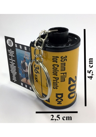 Kodak 10 Fotoğraflı Foto Film Anahtarlık- Foto Rulo Anahtarlık