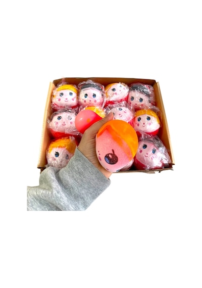Kırmızı Başlıklı Kız Squishy Stres Oyuncağı 1 Adet Yumuşak Sıkılabilir Figür Bx-316718