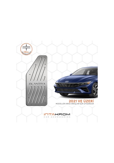 Hyundai Elentra Krom Ayak Dinlendirme Pedalı - 2021 Ve Üzeri