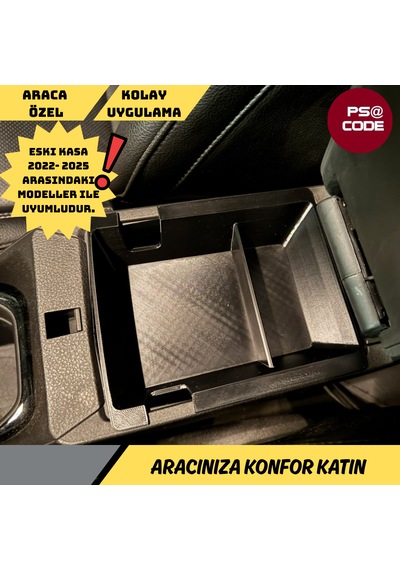 Eski Kasa Jeep Compass Orta Konsol Düzenleyici Ve Organizer 2022-2025 Modelle Uyumlu