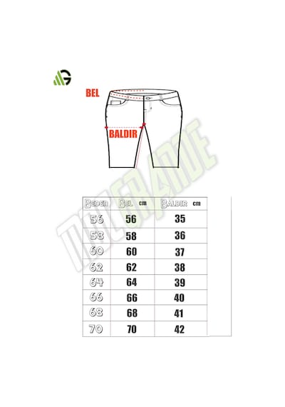 Moc Grande Mocgrande Büyük Beden Kot Kapri Power Lycra Comero 11913 Lacıvert Lacivert