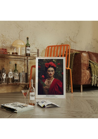 Frida Kahlos, Frida Kahlo'nun Kırmızı Güllerle Fotoğrafı, İlham Verici Söz