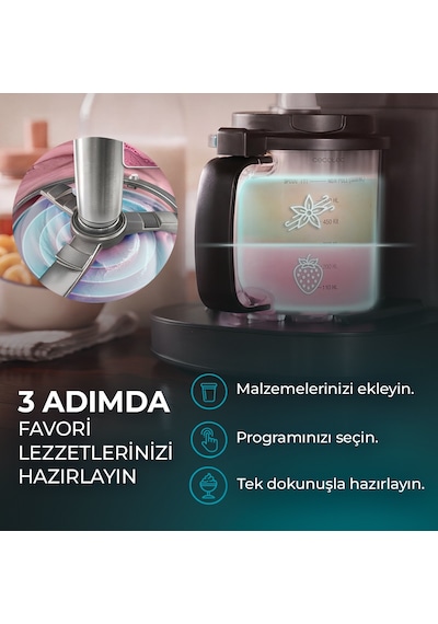 Gelatec 2100 Dondurma Makinesi 2,1 L 6 Dondurma + 4 İçecek Programı