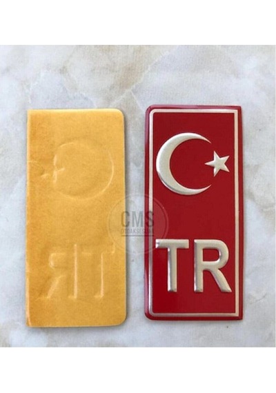 Tr Plaka Sticker 2'li - Türkiye Plaka Sticker