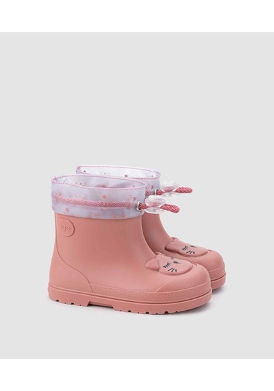Igor Cc334 Mendi Gato Borreguito Kürklü Yağmur Çizmesi Pembe