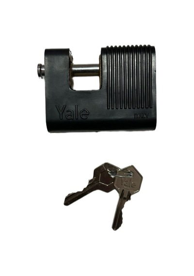 Yale Krom Asma Kilit Kayar Pimli 70mm 166.70 Pvc Kaplamalı
