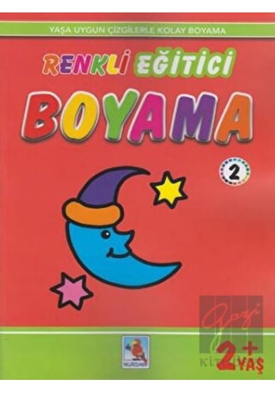 Renkli Eğitici Boyama 2 - 2+ Yaş Nurdan Yayınları  -  Nurdan Yayınları