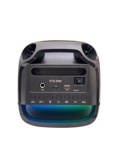 Kts-2089 Rgb Işıklı Taşınabilir Bluetooth Hoparlör - Şarjlı Parti Höpörlör