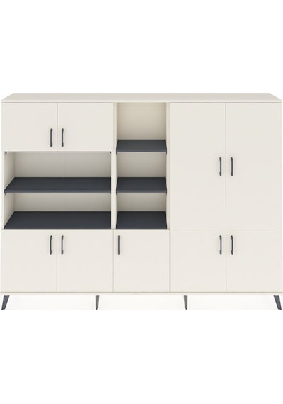 Arges Dolap 14 Raflı 9 Kapaklı 220x30x163 Aytaşı-aytaşı/antrasit Aytası/antrasıt - Aytası Arges Dolap 14 Raflı 9 Kapaklı 220x30x163 Aytaşı-aytaşı/antrasit Aytası/antrasıt - Aytası