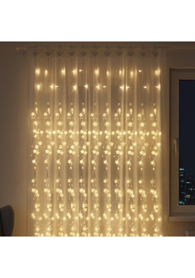 Saçaklı 3 3 Metre Yıldız Boncuklu Dekor Led Usb Ev, Oda Ve Organizasyon Dekoru Hakkında Ürün Renkli