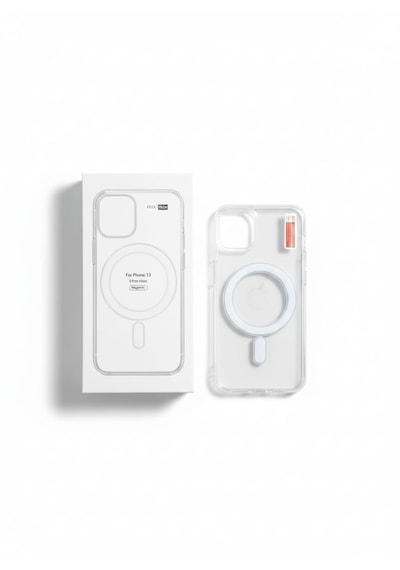 Apple Uyumlu iPhone 13 / 14  Magsafe Kılıf Modeli Şeffaf