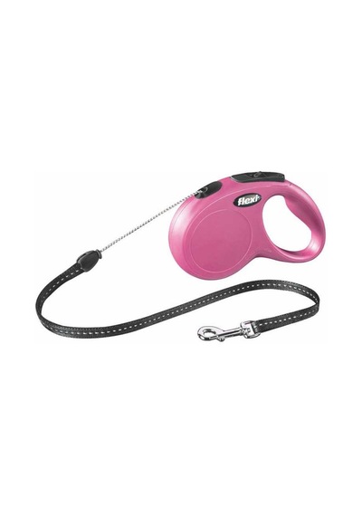 Flexi New Classic 5 M İp Tasma S Pembe Çok Renkli