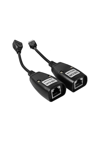 Usb2.0 Rj45 Extender Uzatma Kablosu Cat5-cat6 Uzatıcı Standart