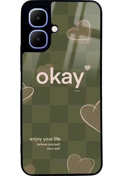 İnfinix Smart 10 Enjoy Your Life Tasarımlı Glossy Telefon Kılıfı Çok Renkli