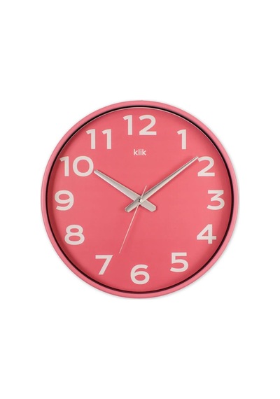 T.Concept Simplex Pembe Joy Serisi Duvar Saati 38 Cm Pembe