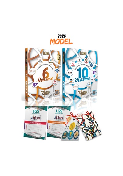 2026 Model Lgs 1. Dönem 6 Yayın 6 Deneme Seti Ve Lgs 10 Yayın 10 Deneme Seti