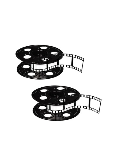 Lexroo 2 Parça Ödül Gece Film Makarası Film Şeridi İle Orta Parça Kırmızı Halı Hollywood Parti