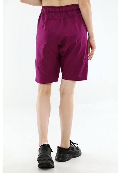 Maraton Sportswear Comfort Kadın Basic Mor Şort 19992-mor