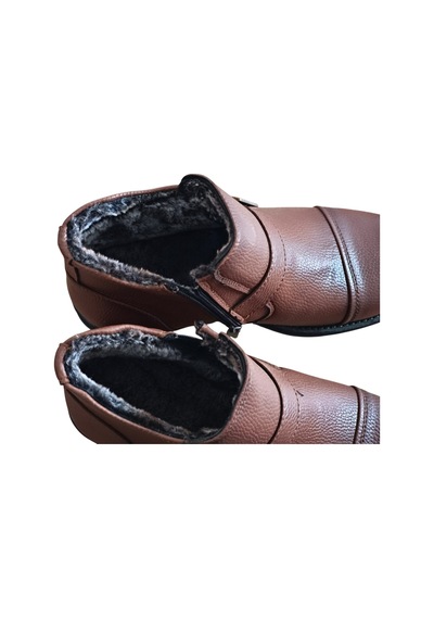 Ateşbags Erkek Bot Içi Full Kürk, Fermuarlı & Tokalı, Sıcak Tutan Kışlık Erkek Ayakkabı Kahverengi Ateşbags Erkek Bot Içi Full Kürk, Fermuarlı & Tokalı, Sıcak Tutan Kışlık Erkek Ayakkabı Kahverengi