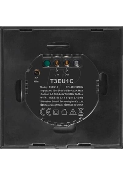 Sonoff T3EU1C-TX Wifi Dokunmatik Akıllı Anahtar