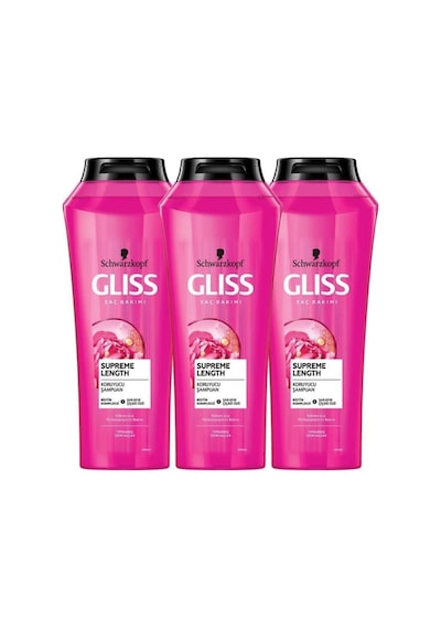 Gliss Supreme Length Şampuan 3 x 500 ML