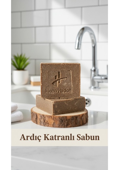 Ardıç Katranı Sabunu 6 Adet 1 Kg Kepek Doğal