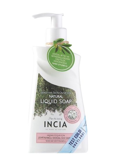 %100 Doğal Sıvı Kastil Sabunu Hassas Ciltler İçin Zeytinyağlı 10 Bitkisel Değerli Yağ Vegan 250 Ml