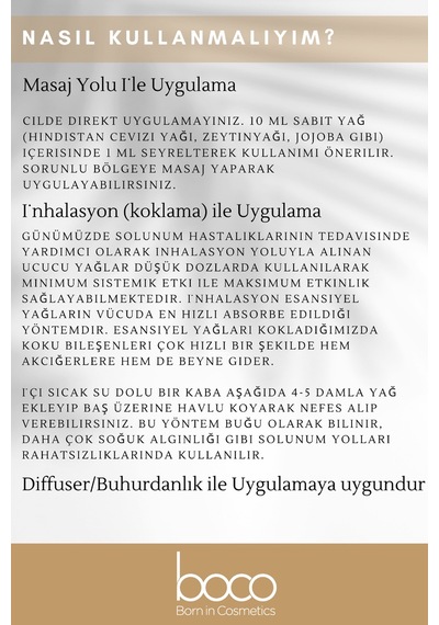 Boco Born In Cosmetics Lavanta + Portakal Saf Aromaterapi Uçucu Yağı 2 x 10 ML
