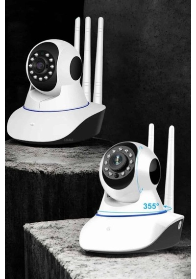 Wifi Kamerası Çift Yönlü Bebek Güvenlik Kamerası Gece Görüşlü 07380569