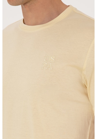 U.S. Polo Assn. Erkek Regular Fit Açık Haki Bisiklet Yaka Tişört 50300815-VR183 U.S. Polo Assn. Erkek Regular Fit Açık Haki Bisiklet Yaka Tişört 50300815-VR183