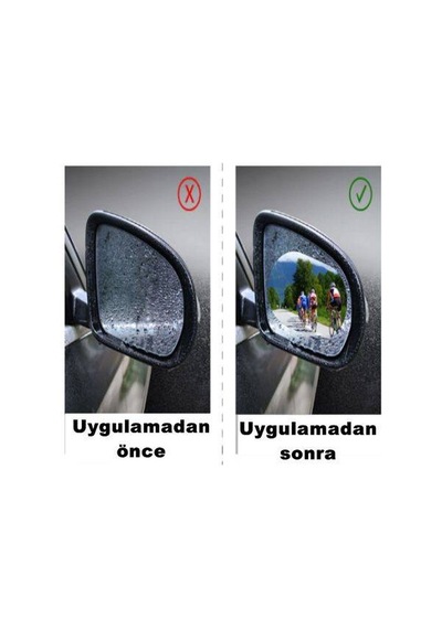 Oto Araba Dış Dikiz Ayna Yağmur Kaydırıcı Film Buğu Önleyic N11.1008