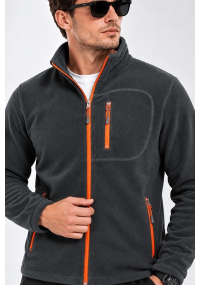 Genius Store Unisex Polar Tam Fermuarlı 3 Cepli Tüylenme Yapmaz Soğuğa Karşı Dayanaklı Spor Erkek-kadın Polar Tekli Füme Genius Store Unisex Polar Tam Fermuarlı 3 Cepli Tüylenme Yapmaz Soğuğa Karşı Dayanaklı Spor Erkek-kadın Polar Tekli Füme