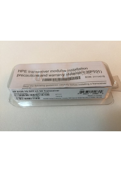 Jd118B Hpe X120 1G Sfp Lc Sx Transceıver