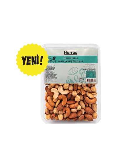 Kavrulmuş Lüks Karışık Kuruyemiş 300 G X 2 Adet - Badem Kaju Antep Fıstıklı Taze Çerez