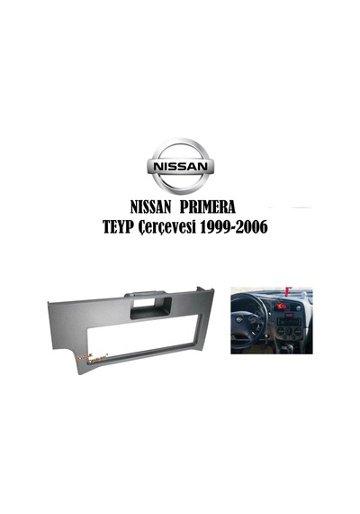 Nissan Primera Teyp Çerçevesi Siyah 1999 2002