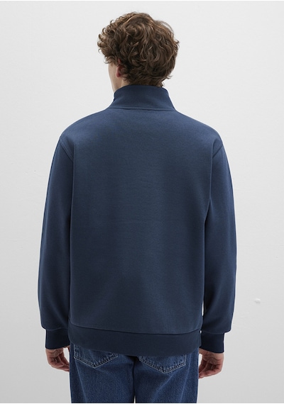 Mavi - Yarı Fermuarlı Lacivert Basic Sweatshirt 0s10278-70490 Lacivert