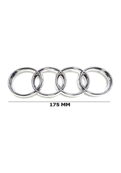 Audi Bagaj Yazısı - Audi Bagaj Logo - Audi Yazı - Audi Arması - Krom