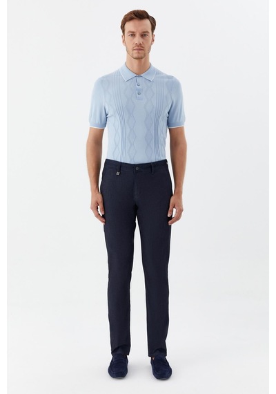Sabri Özel Chino Erkek Denim İndigo