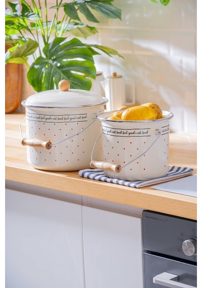 Acar Feel Good 2 Li Emaye Bakraç Seti - 16 Cm & 20 Cm Renkli