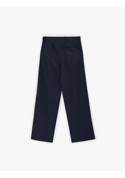 Koton Çift Bel Detaylı Cepli Bol Paça Kumaş Pantolon Lacivert 6sak40123pw Lacivert Koton Çift Bel Detaylı Cepli Bol Paça Kumaş Pantolon Lacivert 6sak40123pw Lacivert