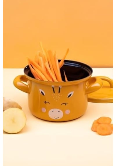 Little Giraffe Emaye Mini Bebek Tenceresi 12cm 850 Ml