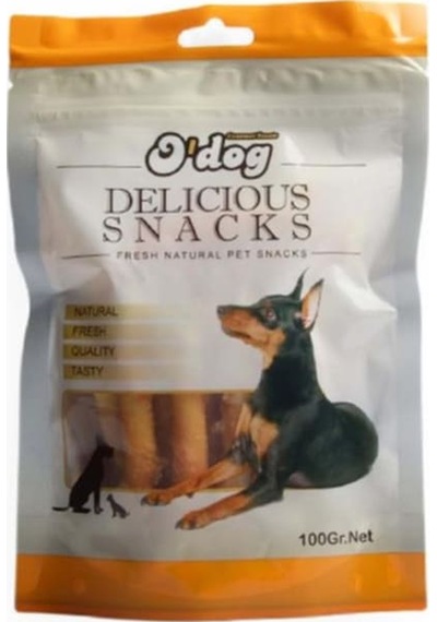 O'dog Tavuklu Süt Aromalı Çubuk Köpek Ödülü 100 G