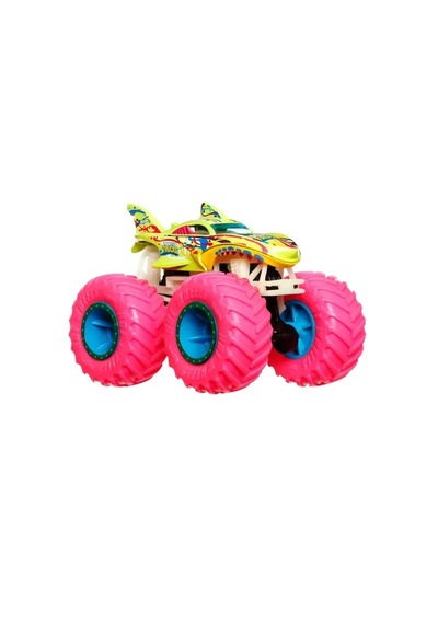Hot Wheels Monster Trucks Glow İn The Dark Shark Wreak