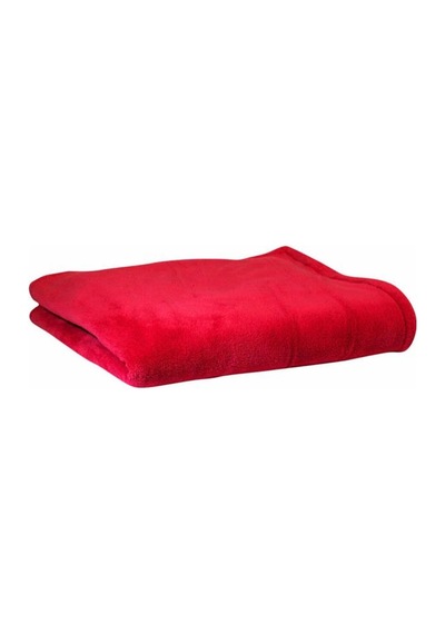 Mulberry Wellsoft Televizyon Battaniyesi Peluş Battaniye Çift Kişilik 220 230 Kırmızı Beyaz