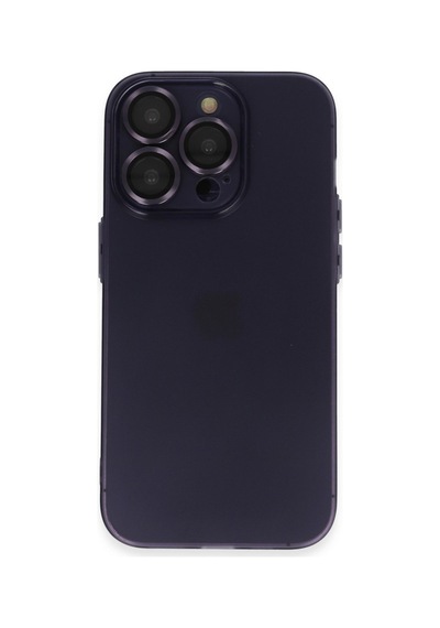 İphone 14 Pro Max Kılıf Luko Lens Silikon - Siyah