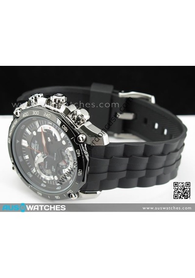 Casio Edifice Ef550 Uyumlu Siyah Silikon Saat Kordonu