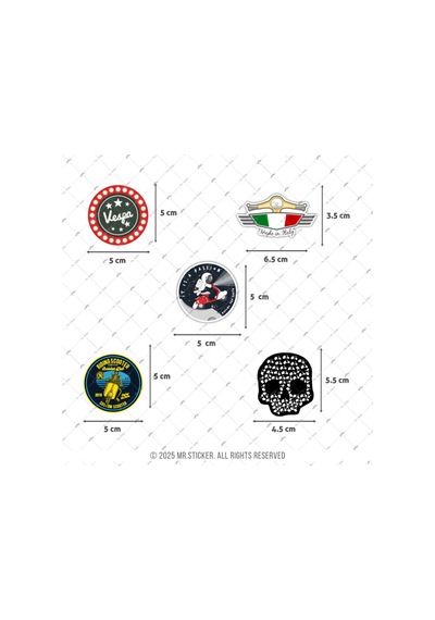 Bdls21 Küçük Boy 10lu Sticker Seti
