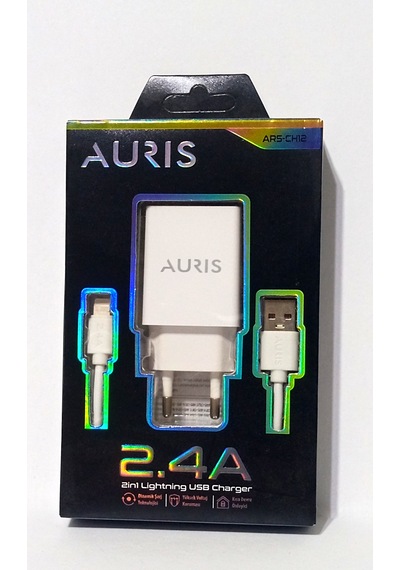 Auris Ars-ch12 Lightning Şarj Adaptörü 2.4a 11w