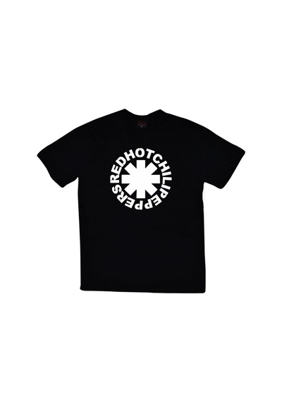 Red Hot Chili Peppers Baskılı Unisex %100 Pamuk T-shirt SIYAH